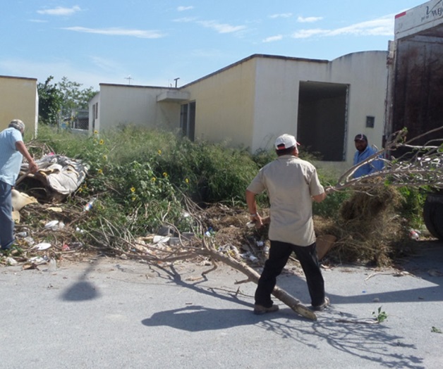 Realizan labores de descacharrización