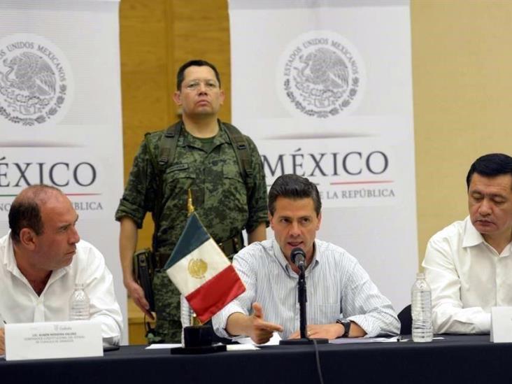 Acuña entrará en plan de reconstrucción asegura EPN Acuña entrará en plan de reconstrucción asegura EPN