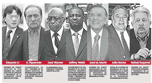 Acusan de corrupción a 7 funcionarios de la FIFA
