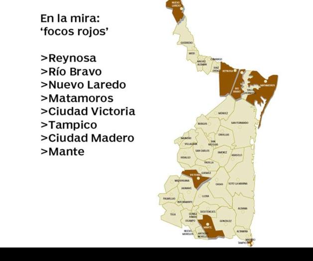 Reynosa, en mapa de riesgo electoral