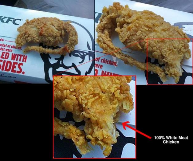 Cliente afirma que encontró una rata frita en su comida de KFC Cliente afirma que encontró una rata frita en su comida de KFC