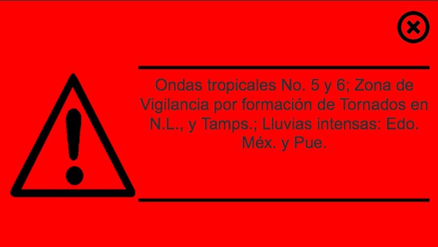 Alerta de tornados para Reynosa, Matamoros y Nuevo Laredo