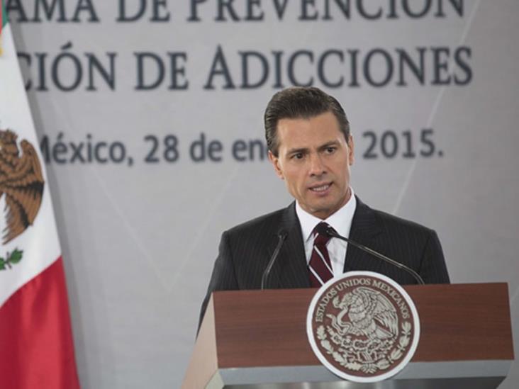 Peña Nieto anuncia frente común para prevenir el consumo de drogas Peña Nieto anuncia frente común para prevenir el consumo de drogas