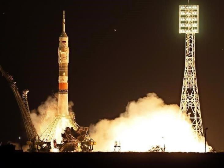 Despega Soyuz rumbo a la EEI Despega Soyuz rumbo a la EEI
