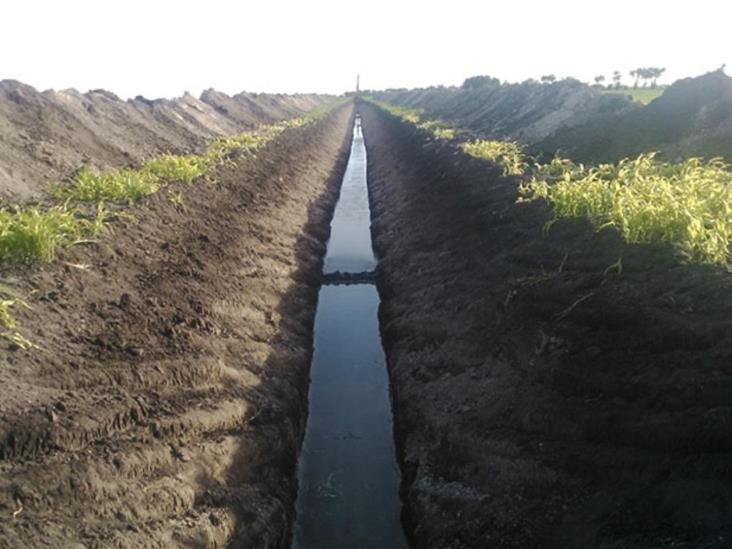 Dren para salvar predios agrícolas Dren para salvar predios agrícolas