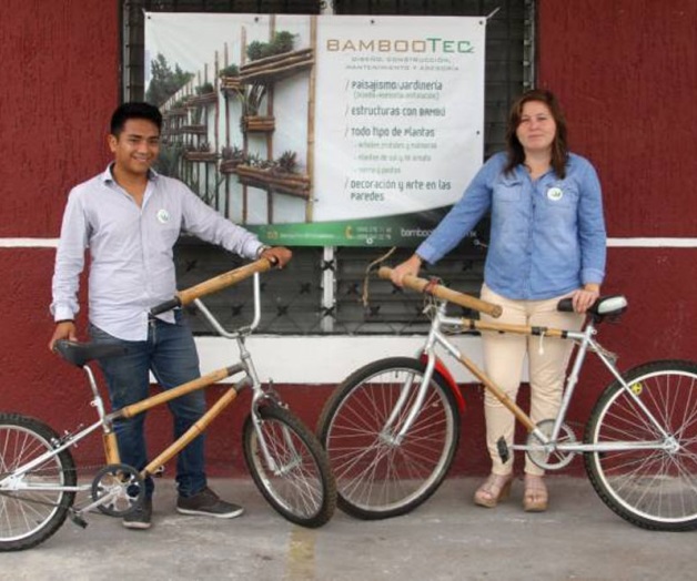 Estudiantes yucatecos desarrollan bicicleta ecológica con bambú