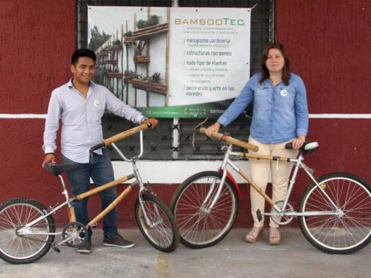 Estudiantes yucatecos desarrollan bicicleta ecológica con bambú Estudiantes yucatecos desarrollan bicicleta ecológica con bambú