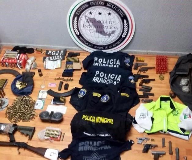 Hallan armas de falsos policías