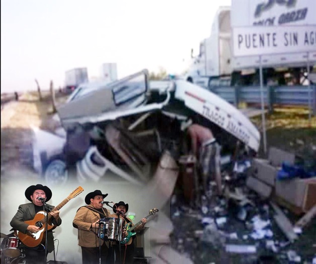 Sufren accidente Eliseo Robles y grupo