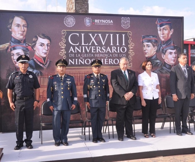 Conmemoran 168 aniversario de la batalla de los Niños Héroes en  Chapultepec 