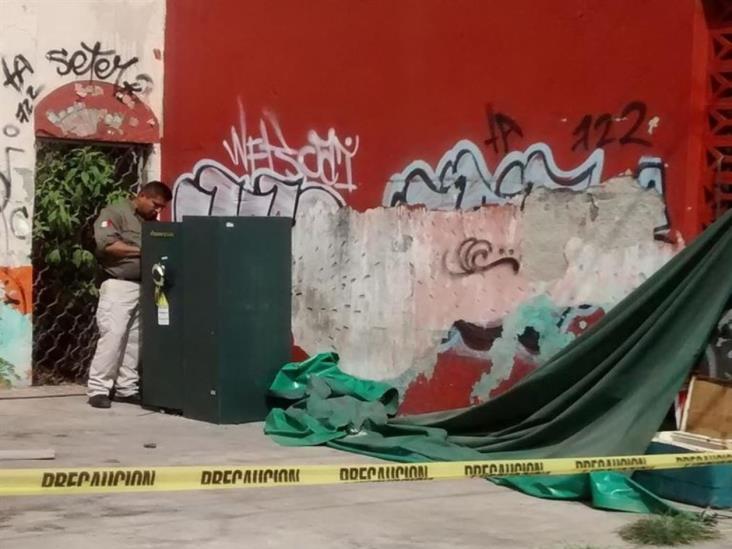Hallan caja fuerte robada en San Pedro Hallan caja fuerte robada en San Pedro