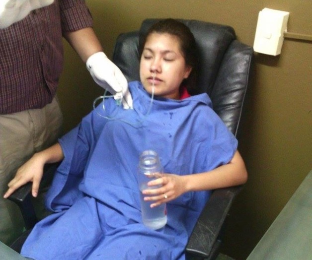 Estudiantes de enfermería realizan importante práctica