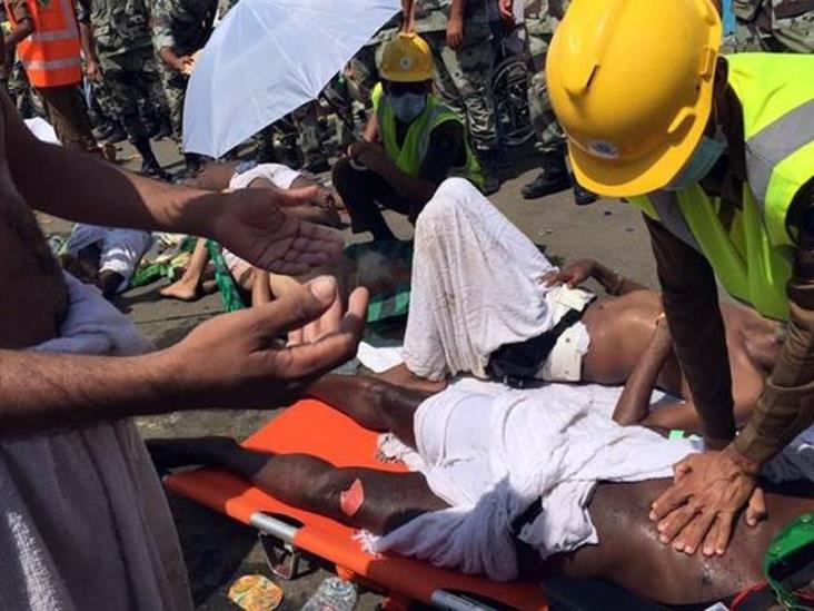 Mueren cientos tras estampida en Arabia Saudita Mueren cientos tras estampida en Arabia Saudita