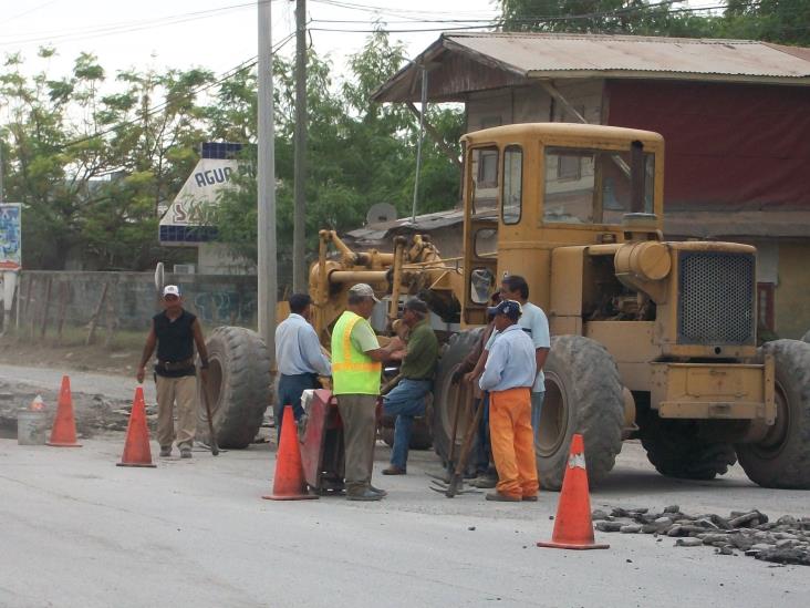 Continúan trabajos en Brecha 115 Continúan trabajos en Brecha 115