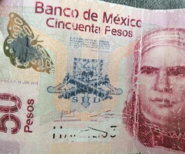 Pide Canaco tener cuidado con los billetes de $50 falsos