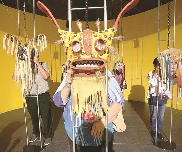 La exposición ‘Máscaras Mexicanas’, una herencia exhibida en la Galería de Palacio Nacional en la Ciudad de México