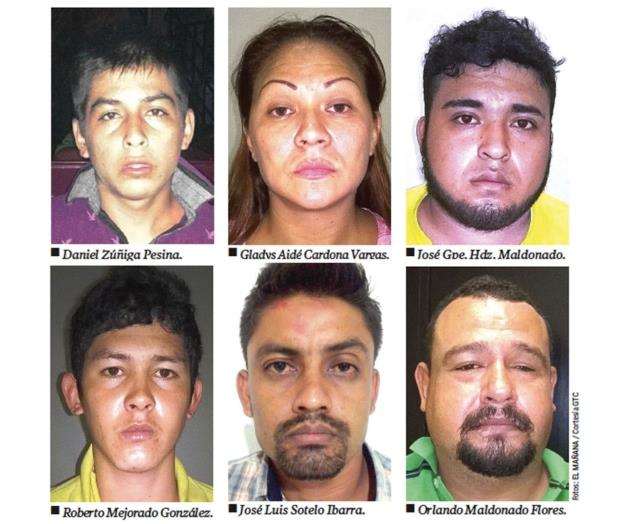 Cae banda de6 delincuentes