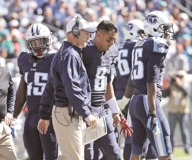 Mariota, en duda ante los Halcones