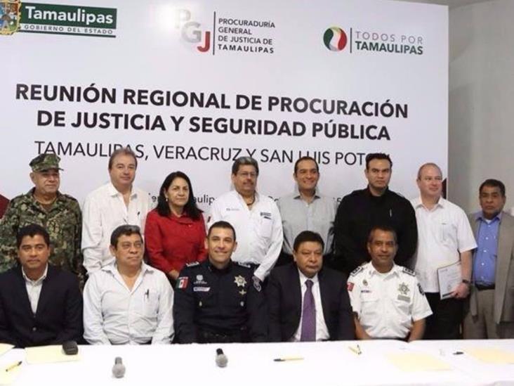 Tamaulipas, Veracruz y SLP acuerdan frente común para combatir delincuencia regional Tamaulipas, Veracruz y SLP acuerdan frente común para combatir delincuencia regional