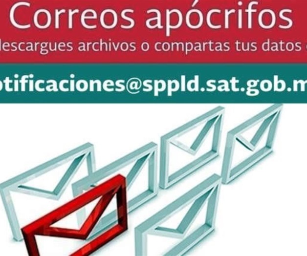 Emite SAT otra alerta por correos falsos