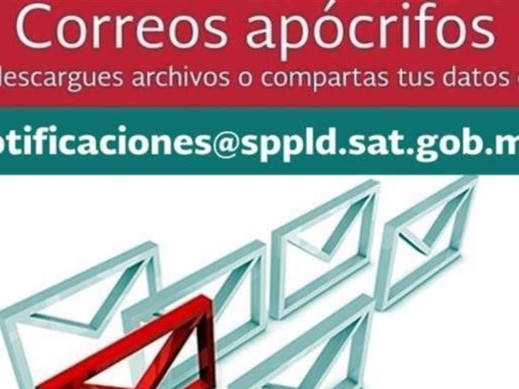 Emite SAT otra alerta por correos falsos Emite SAT otra alerta por correos falsos