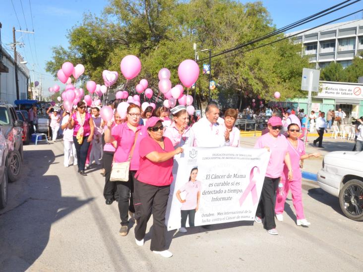 Realizan feria y marcha en ISSSTE Realizan feria y marcha en ISSSTE