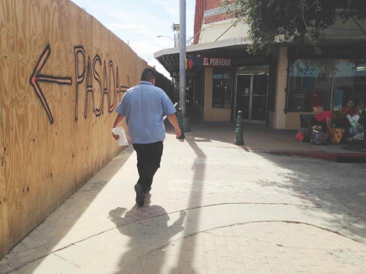 Afectan obras a los negocios del centro Afectan obras a los negocios del centro