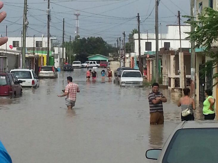 Más de 8 pulgadas de agua inundan colonias de VH: PC. Azota tormenta al noreste del estado Más de 8 pulgadas de agua inundan colonias de VH: PC. Azota tormenta al noreste del estado