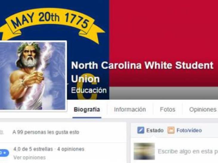 Presuntos grupos de estudiantes blancos de EU proliferan en Face Presuntos grupos de estudiantes blancos de EU proliferan en Face