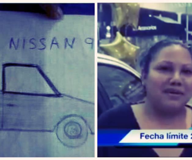 Si llega a millón de likes mujer que dibujó su pick up robada se llevará camioneta nueva
