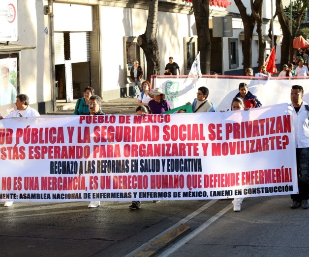Piden enfermeras mejoras laborales Piden enfermeras mejoras laborales