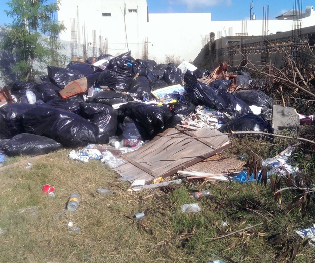 Denuncian un basureroclandestino de colegio