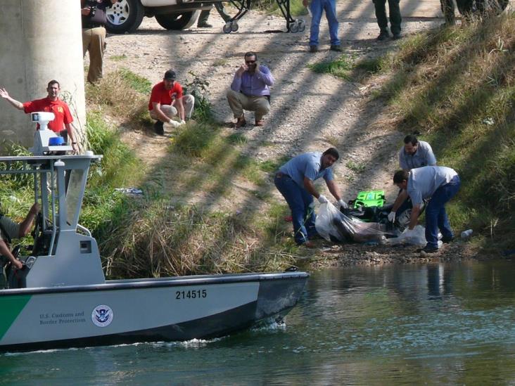 Rescatan cuerpo del río Bravo, buscan a otro ahogado Rescatan cuerpo del río Bravo, buscan a otro ahogado