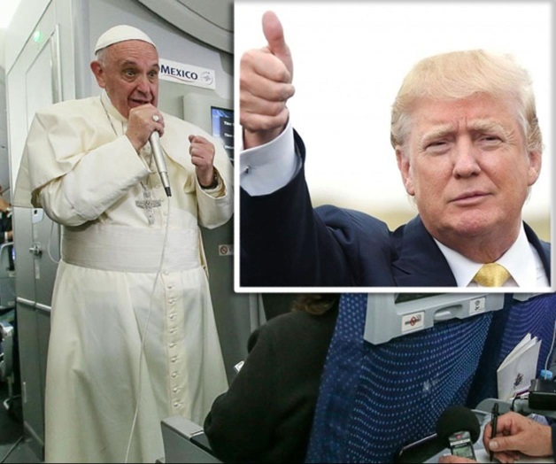 Critica Papa a Trump