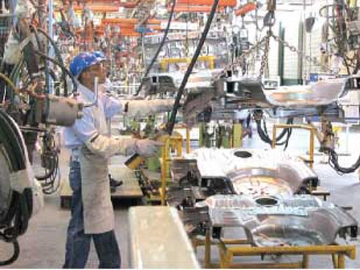 Leve crecimiento ensector manufacturero Leve crecimiento ensector manufacturero