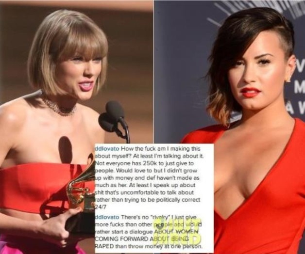 Ataca Demi Lovato a Taylor Swift Ataca Demi Lovato a Taylor Swift