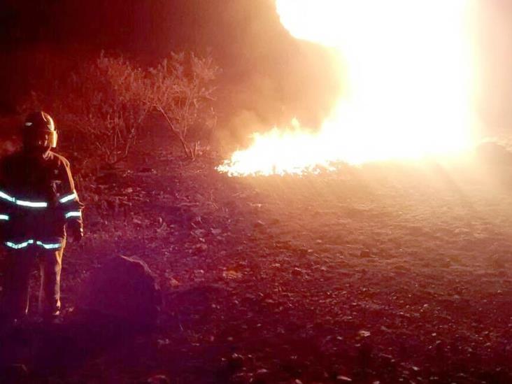 Reportan incendio por una toma clandestina Reportan incendio por una toma clandestina