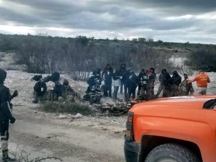Rescatan a 19 migrantes deshidratados Rescatan a 19 migrantes deshidratados