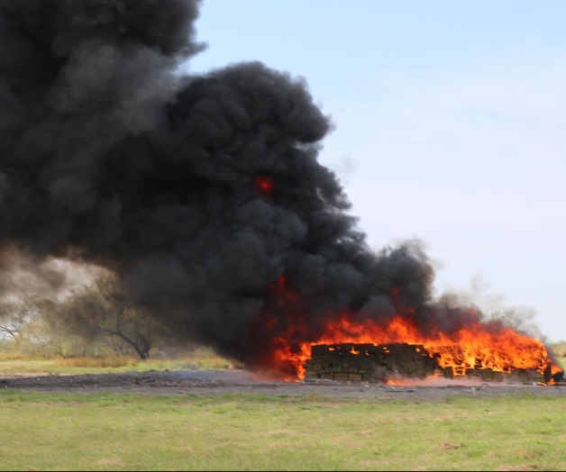 Queman más de 5 mil kilos de yerba