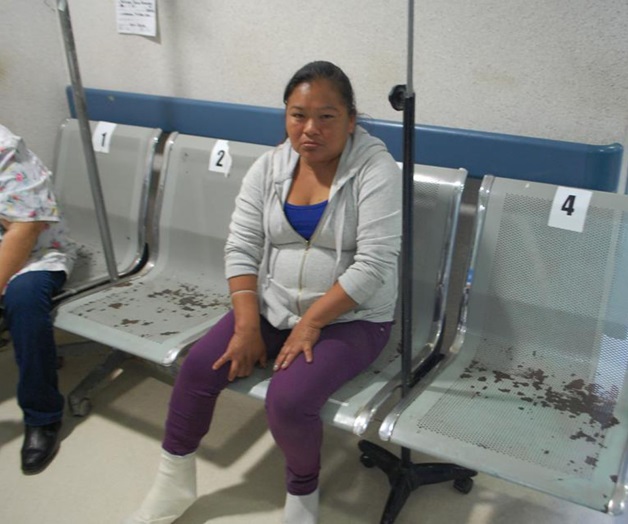 La golpea maridoy se da a la fuga La golpea maridoy se da a la fuga