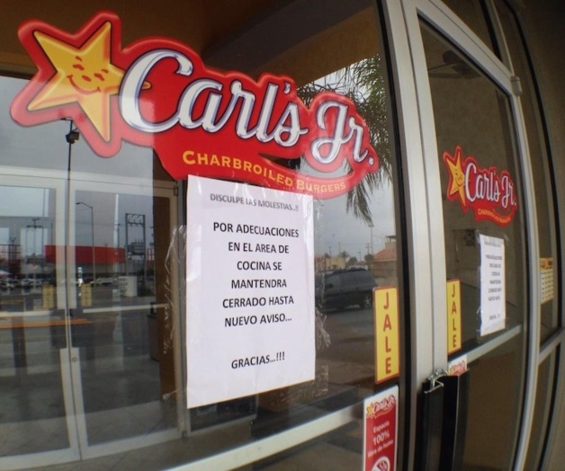 Cierra Carls Jr sus puertas Cierra Carls Jr sus puertas