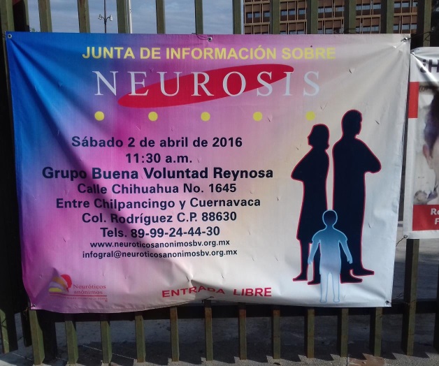 Invitan a neuróticos a recibir información Invitan a neuróticos a recibir información