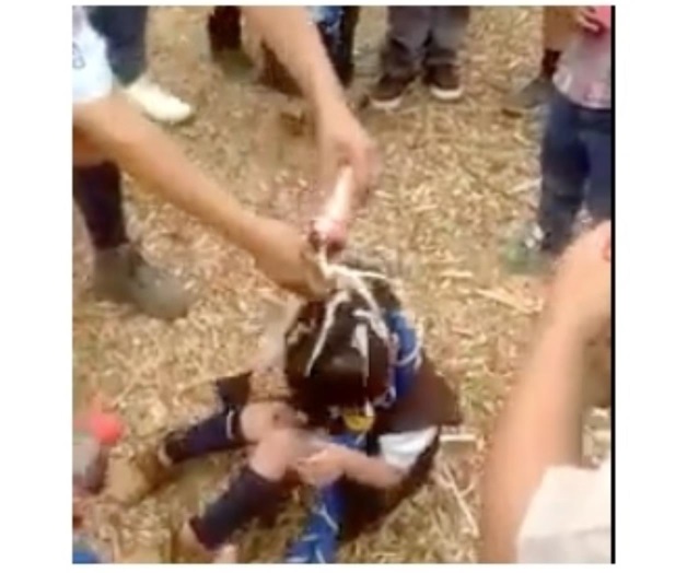 Genera indignación baño con refresco a niña en grupo de Boy Scouts (VIDEO)