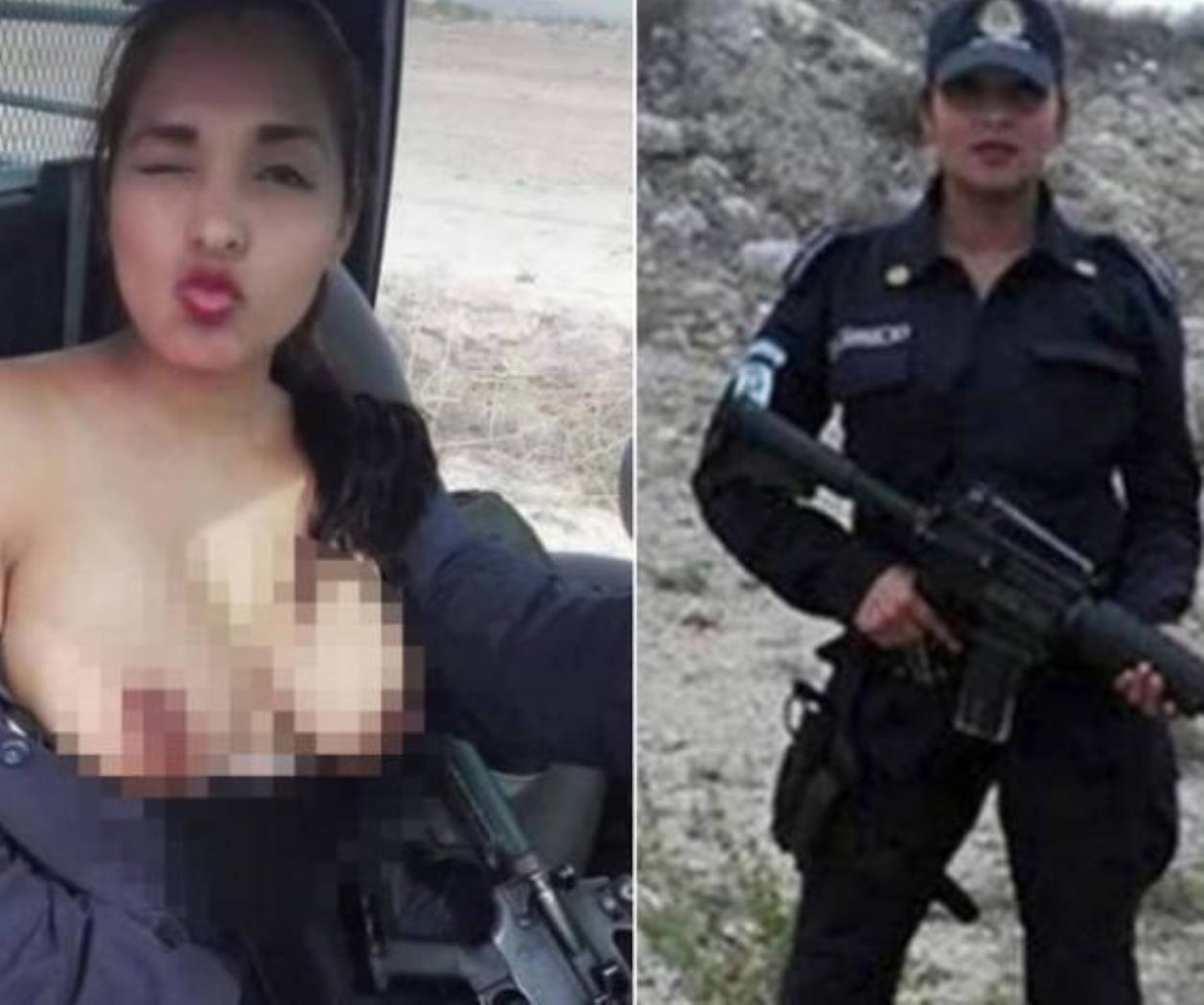 Quieren calendario sexy de policía que posó desnuda en interior de patrulla