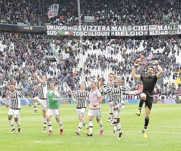 Juventus celebra quinto título consecutivo