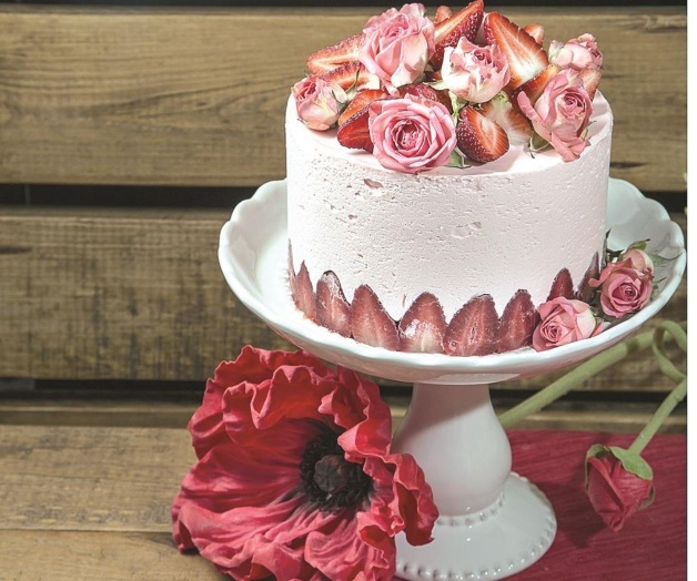 Un delicioso y rico pastel