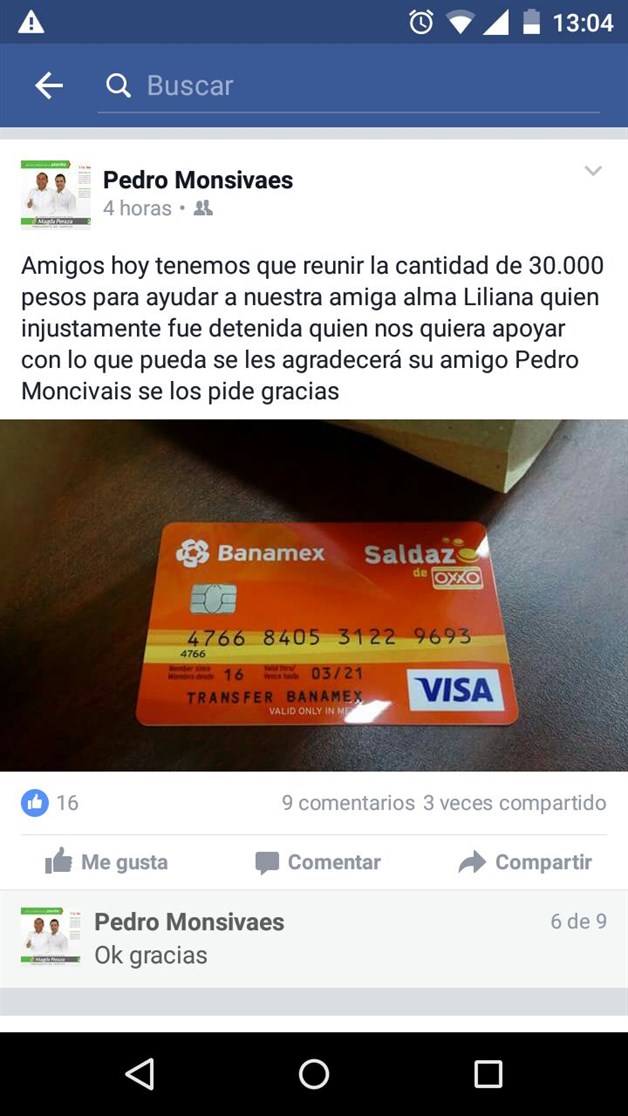 Logran mediante colectaliberar a ‘Lady Sedesol’ Logran mediante colectaliberar a ‘Lady Sedesol’