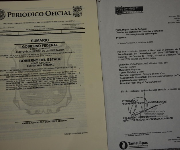 Avalan con documentos estudios que imparten Avalan con documentos estudios que imparten