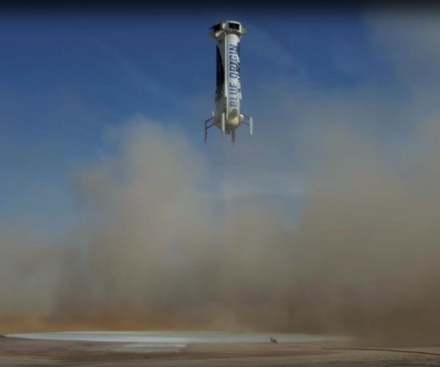 Cohete no tripulado de Blue Origin aterriza exitosamente