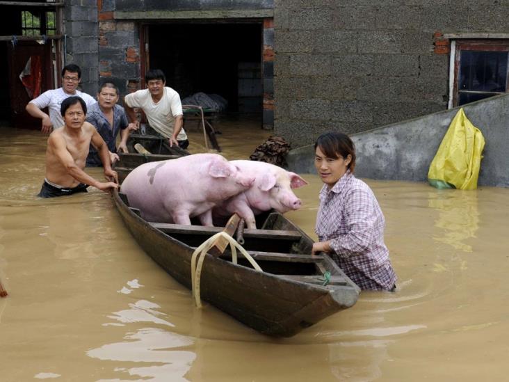 Alerta en China por lluvias Alerta en China por lluvias